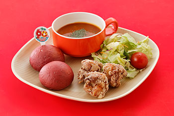 選べるスープのビーツパンプレート