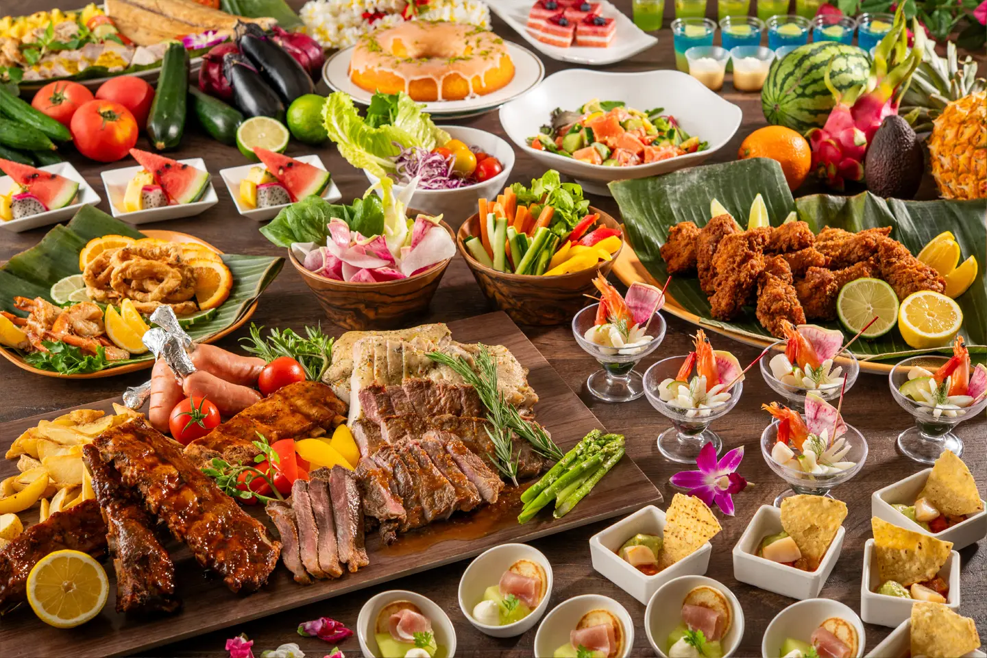 フレンチポリネシアン・ブッフェの画像