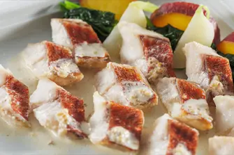 赤魚のポアレ　クリーミージンジャーソース