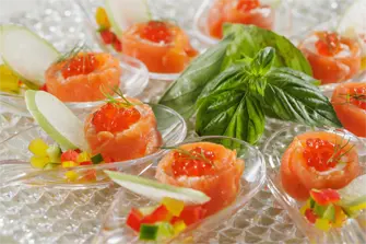 スモークサーモンとクリームチーズ