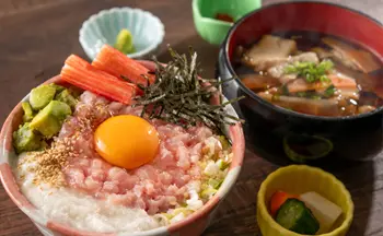ねぎトロ丼定食