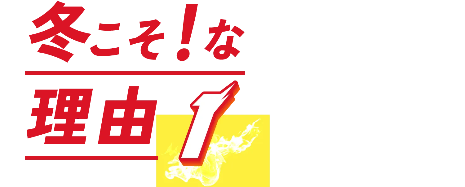 冬こそ！な理由1